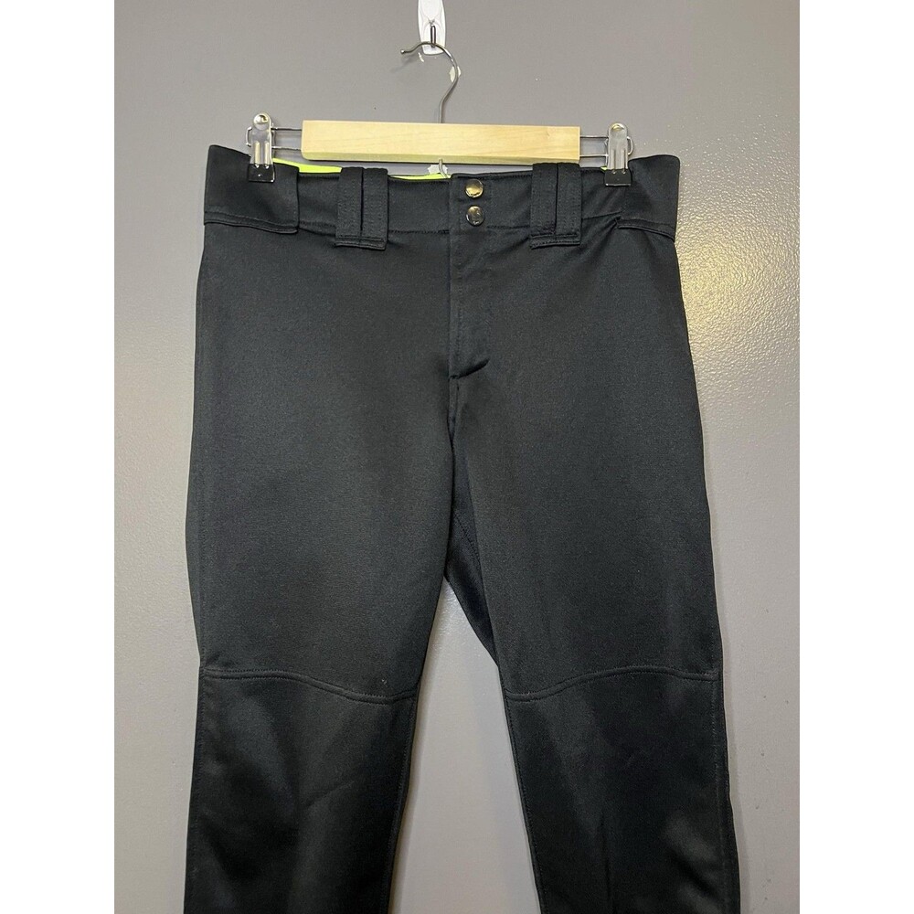 Mizuno Performance Pants Womens Small Black Cropped Baseball Softball Pants